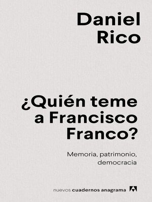 cover image of ¿Quién teme a Francisco Franco?